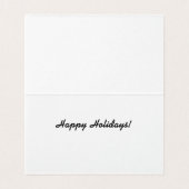 ハッピーホリデー（ノルウェー）カード (内部フラット)