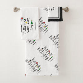 ハッピーホリデー バスタオルセット