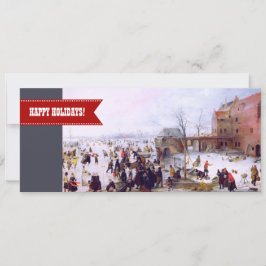 ハッピーホリデー。ファインアートのクリスマスグリーティングカード シーズンカード