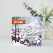 ハッピーホリデー。ファインアート シーズンカード (スタンド正面)