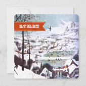 ハッピーホリデー。ファインアート シーズンカード (正面)