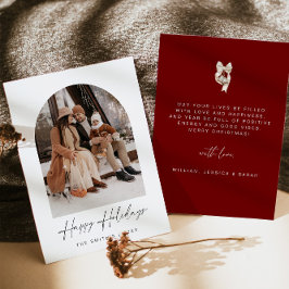 ハッピーホリデー フォトカード | クリスマスカード 招待状