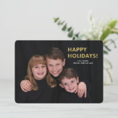 ハッピーホリデー フォトカード シーズンカード (スタンド正面)