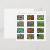 ハッピーホリデー&ヘルシーな新年をお過ごしください! ノートカード (正面/裏面)