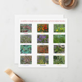 ハッピーホリデー&ヘルシーな新年をお過ごしください! ノートカード (正面/裏面インサイチュ)