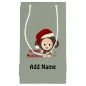 ハッピーホリデー！ベビー スモールペーパーバッグ (正面)