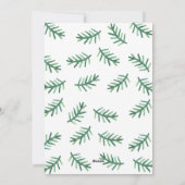 ハッピーホリデー ペイントボタニカル シーズンカード (裏面)