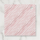 ハッピーホリデー |ホックラシックトチョコレートクリスマス フェイバータグ (裏面)