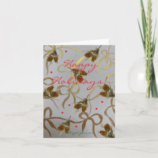 ハッピーホリデー!ホリデーカード シーズンカード (正面)