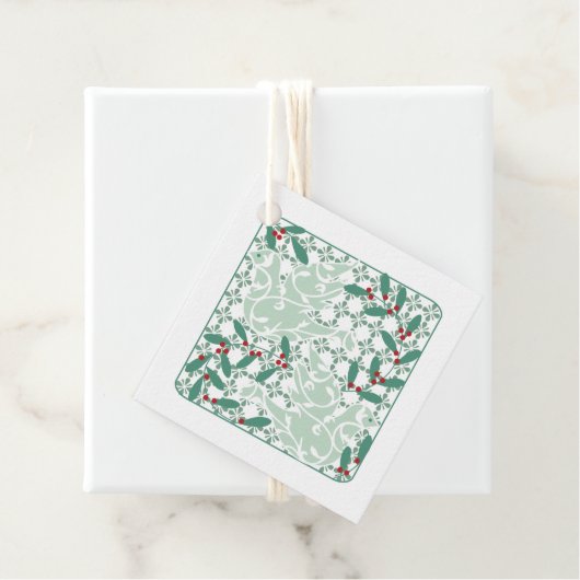 ハッピーホリデー |ホリーとドーブ フェイバータグ (インサイチュ)