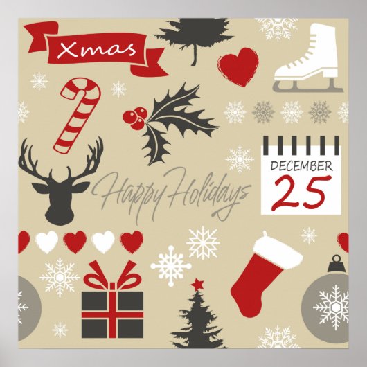 ハッピーホリデー ポスター (正面)