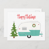 ハッピーホリデー ポストカード (正面/裏面)