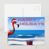 ハッピーホリデー ポストカード (正面/裏面)