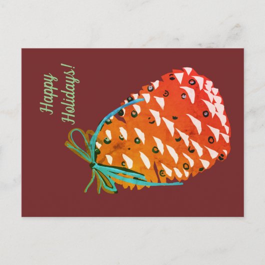 ハッピーホリデー ポストカード (正面)