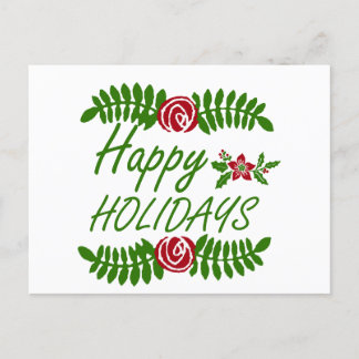 ハッピーホリデー ポストカード