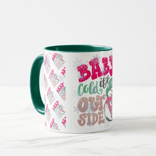 ハッピーホリデー マグカップ (正面左)