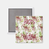 ハッピーホリデー….. マグネット (正面/裏面)