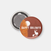 ハッピーホリデー – マグネット (正面/裏面)