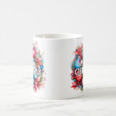 ハッピーホリデー |メリークリスマス コーヒーマグカップ (中央)