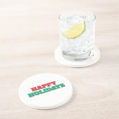 ハッピーホリデー メリークリスマス ホリデーシーズン コースター (側面)