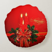 ハッピーホリデー ラウンドクッション (裏面)