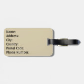 ハッピーホリデー ラゲッジタグ (裏面横)