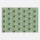 ハッピーホリデー ラッピングペーパーシート (正面3)