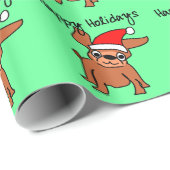 ハッピーホリデー ラッピングペーパー (ロールコーナー)