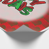 ハッピーホリデー – ラッピングペーパー (角)