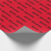 ハッピーホリデー ラッピングペーパー (角)