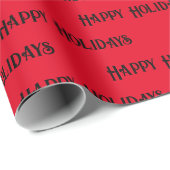 ハッピーホリデー ラッピングペーパー (ロールコーナー)