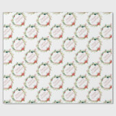 ハッピーホリデー ラッピングペーパー (フラット)