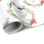 ハッピーホリデー ラッピングペーパー (ロールコーナー)