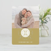 ハッピーホリデー ラブ ピース ジョイ オルネイト シール フォト シーズンカード (スタンド正面)