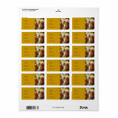 ハッピーホリデー_ ラベル (フルシート)