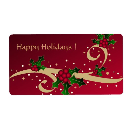 ハッピーホリデー!-ラベル ラベル (正面)