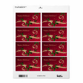 ハッピーホリデー!-ラベル ラベル (フルシート)