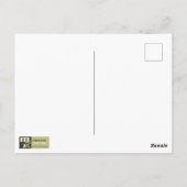 ハッピーホリデー。ヴィンテージおもしろいネズミ ポストカード (裏面)