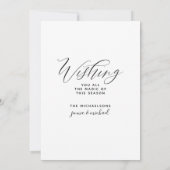 ハッピーホリデー |ヴィンテージサンタクロースキャンディーケーン (裏面)