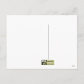 ハッピーホリデー。ヴィンテージ冬の景色 シーズンポストカード (裏面)