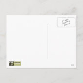 ハッピーホリデー。ヴィンテージ シーズンポストカード (裏面)