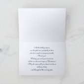 ハッピーホリデー。企業のクリスマスフォトカード シーズンカード (内部)