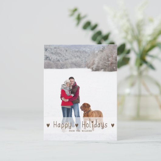 ハッピーホリデー | 休日の写真はがき シーズンポストカード (スタンド正面)