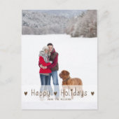 ハッピーホリデー | 休日の写真はがき シーズンポストカード (正面)