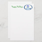 ハッピーホリデー 便箋 (正面/裏面)