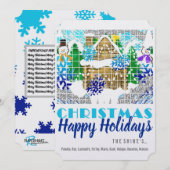 ハッピーホリデー | 冬のワンダーランド | バージョン2 シーズンカード (正面/裏面)