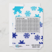 ハッピーホリデー | 冬のワンダーランド | バージョン2 シーズンカード (裏面)