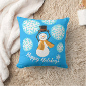 ハッピーホリデー |冬の友だち2 | クッション (ブランケット)
