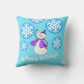 ハッピーホリデー |冬の友だち2 | クッション (裏面)