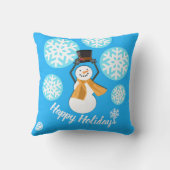 ハッピーホリデー |冬の友だち3 | クッション (裏面)